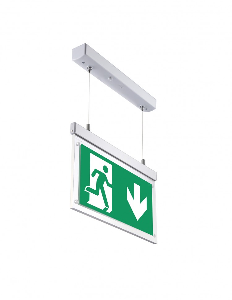 Emergency Suspended Exit Sign – 3 watt